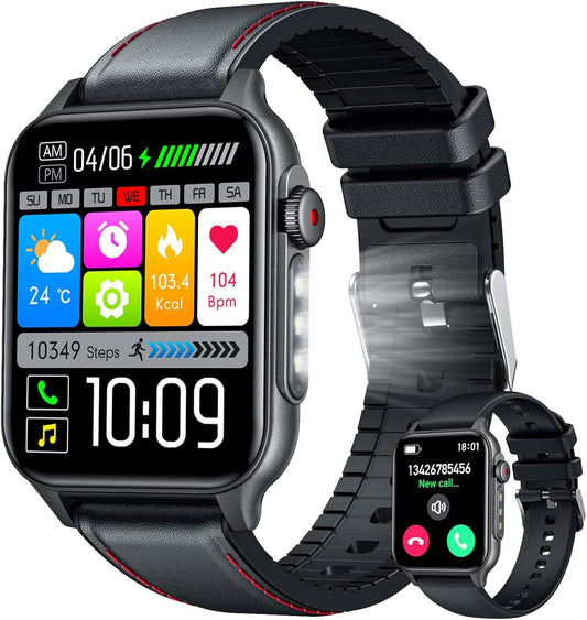 Doomixs Smartwatch: Fitness Tracker, Waterproof, Heart Rate, Calls