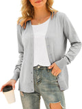 Women's V Neck Button Down Knit Cardigan Sweater - Soft Viscose Fit