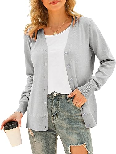 VIISHOW Women Long Sleeve Soft Basic Knit Cardigan Sweater Review