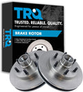 TRQ Front Brake Rotor Set Vented for 1995-2002 Chevy/GMC - Reliable