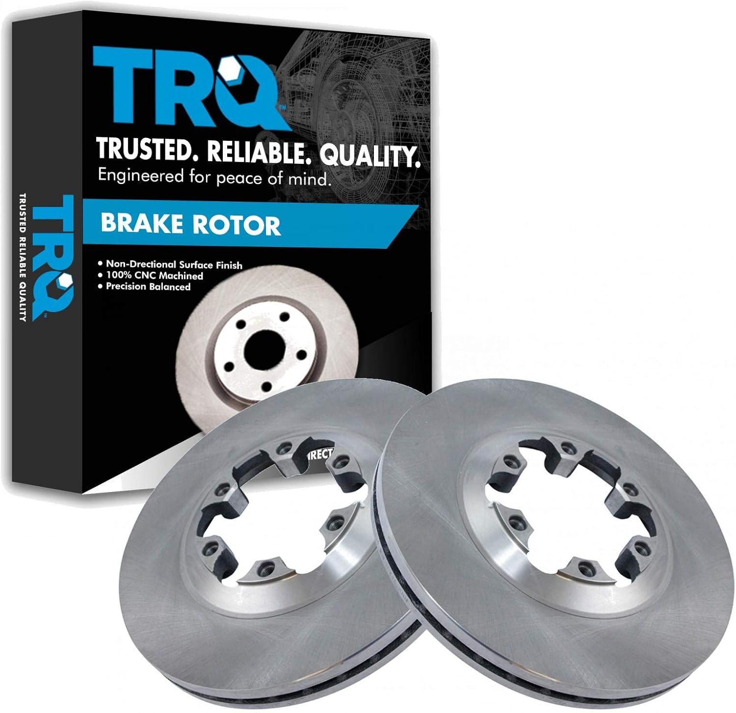 TRQ Front Brake Rotors Set for Chevrolet Colorado & GMC Canyon