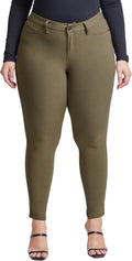 YMI Hyperstretch Mid-Rise Skinny Pants - Curve Hugging Comfort