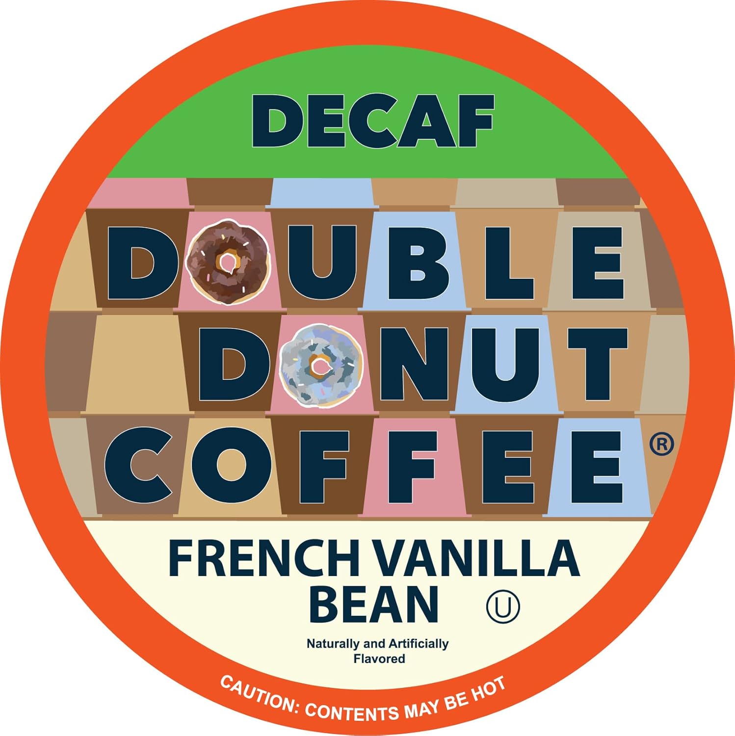 French Vanilla Coffee Pods for Keurig - Decaf Medium Roast
