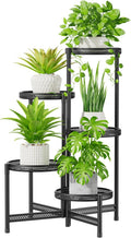 5 Tier Large Plant Stand Indoor Corner - Folding Tall Rack for Patio