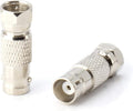 BNC Female to F-Pin (F81) Coaxial Adapter - 100 Pack - Reliable RF