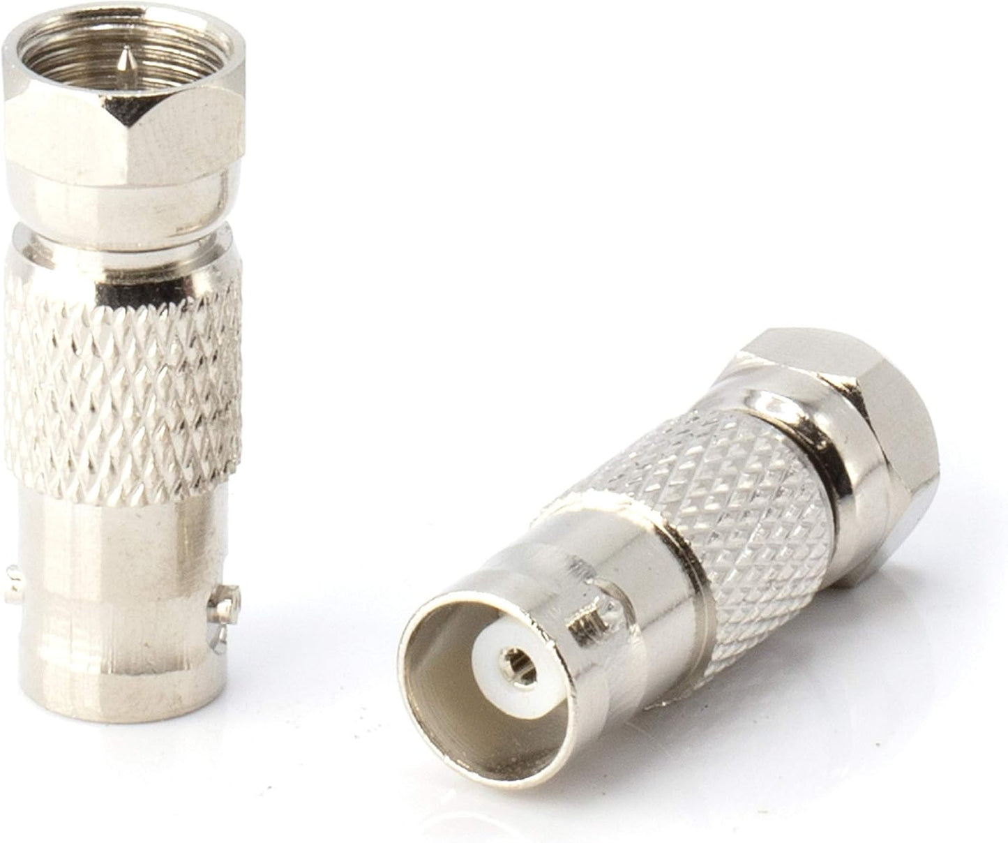 BNC Female to F81 Male Coaxial Adapter for CCTV and SDI Use