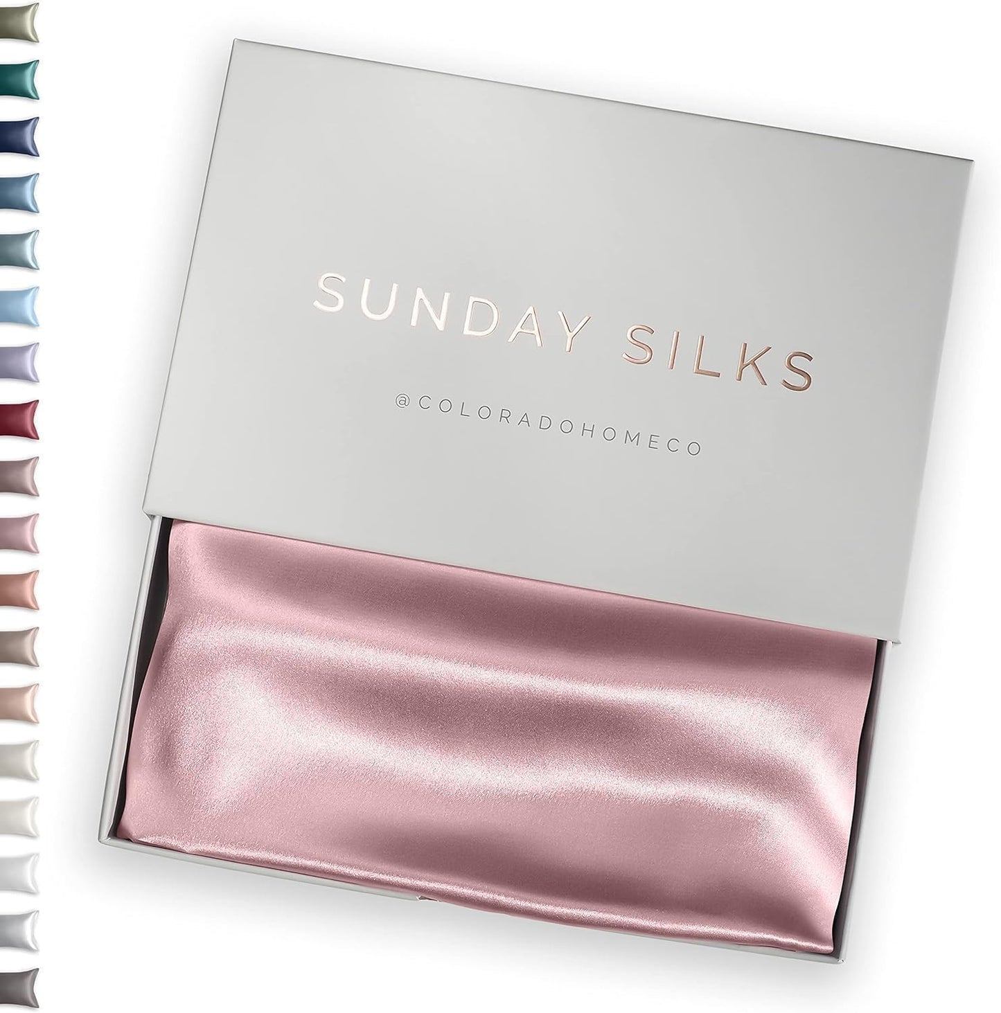 SUNDAYSILKSTM 100% Mulberry Silk Pillowcase for Hair & Skin