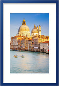 wyooxoo 24x36 Poster Frame Dark blue Solid Wood Frame - Clean Display