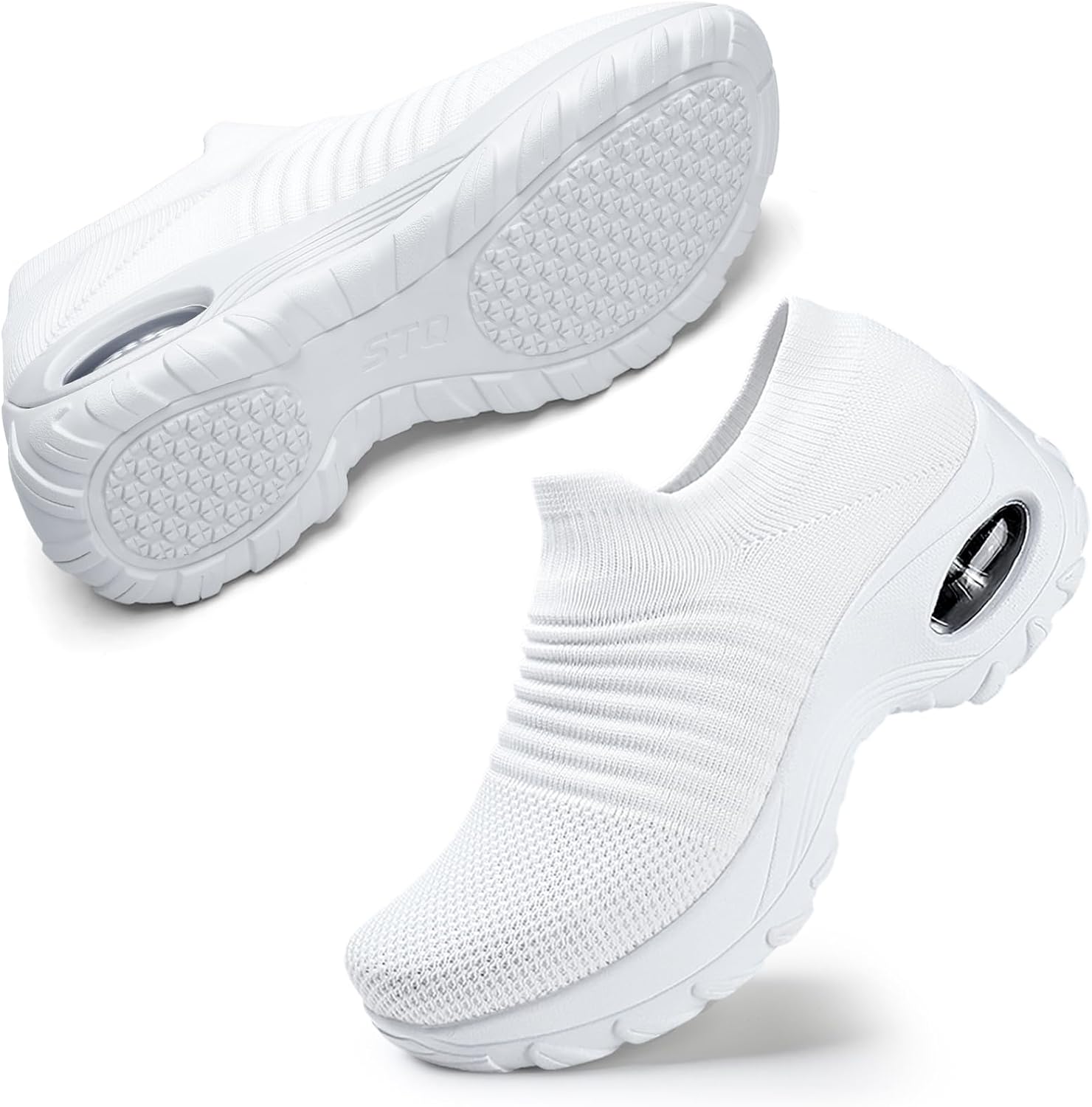 STQ Walking Shoes for Women with Arch Support and Comfort