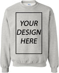 Add Your Own Text Design Custom Personalized Crewneck Sweatshirt