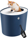 Top Entry Cat Litter Box - Large Top-Entry Litter Enclosure
