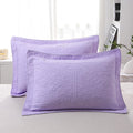 100% Cotton Quilted Pillow Sham Floral Printed Pillow Cover King