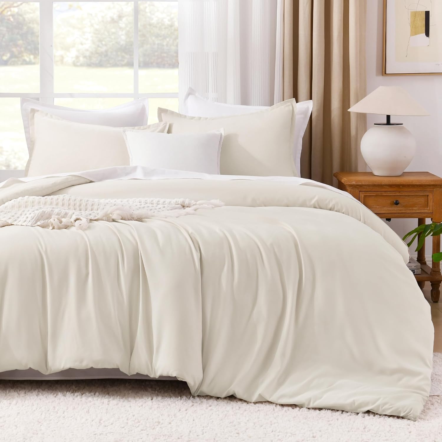 Litanika Oversized King Comforter Set for Cozy All-Season Use