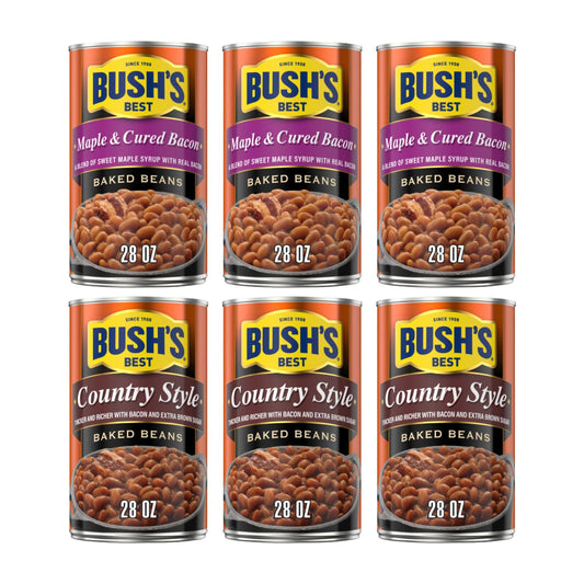 Bush's Best Baked Beans Variety Pack: Bacon Maple Delight