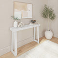 Plank+Beam Solid Wood Console Table 46 in - Narrow Entryway Accent