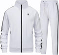 Men's Tracksuits Athletic Sportswear Casual Full Zip Sweatsuit