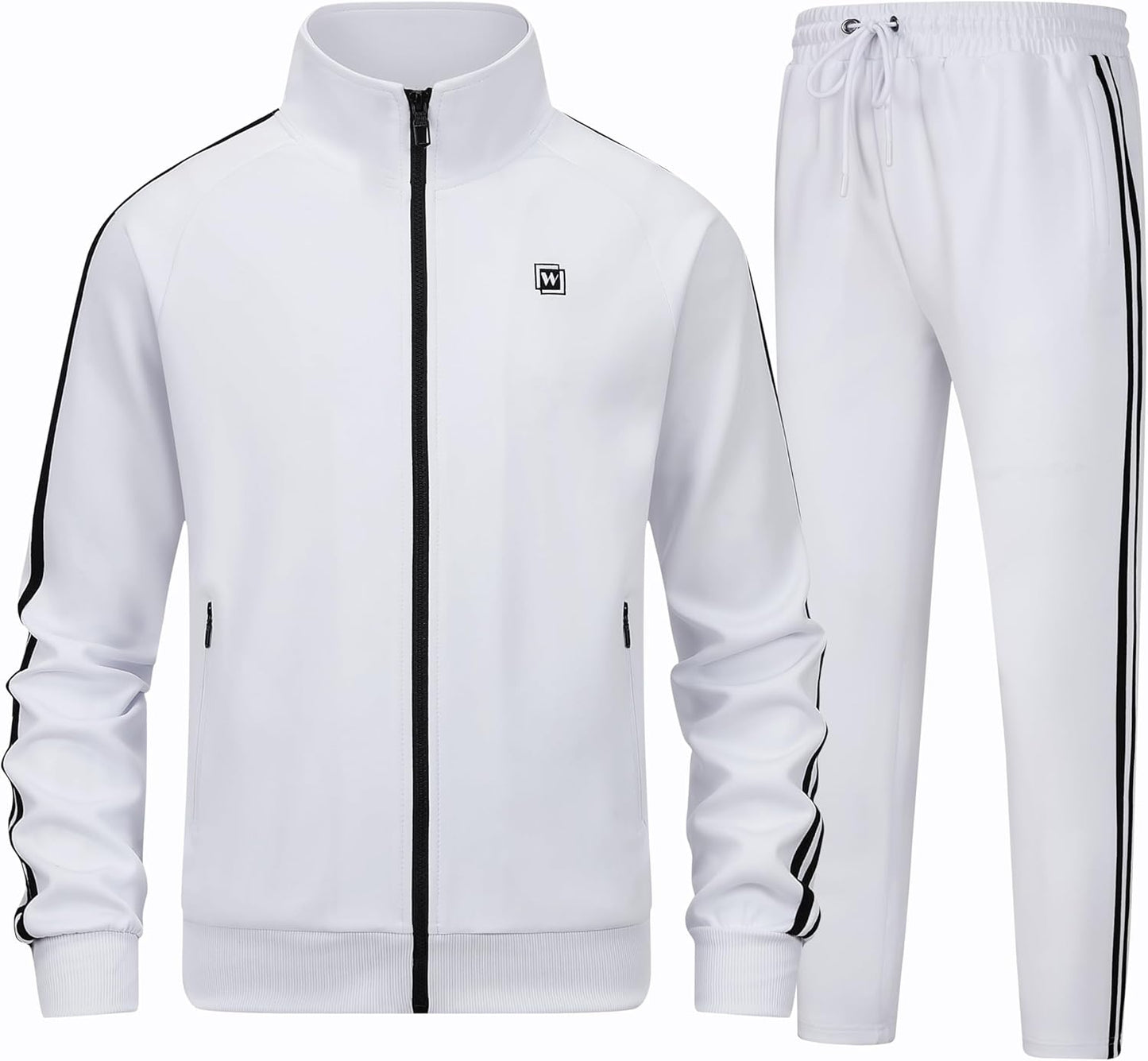 Men's Tracksuits Athletic Sportswear Full Zip Sweatsuit Set