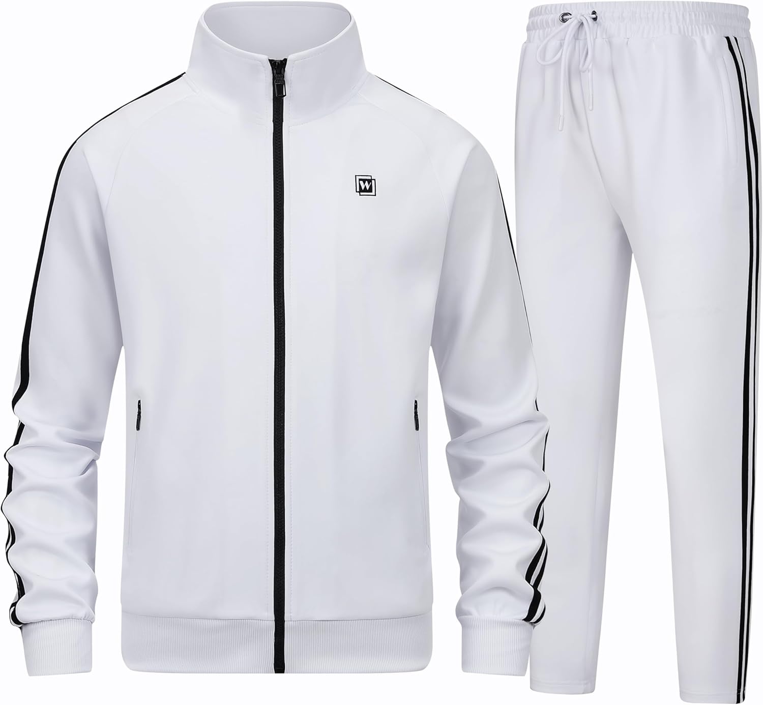 Men's Tracksuits Athletic Sportswear Full Zip Sweatsuit Set