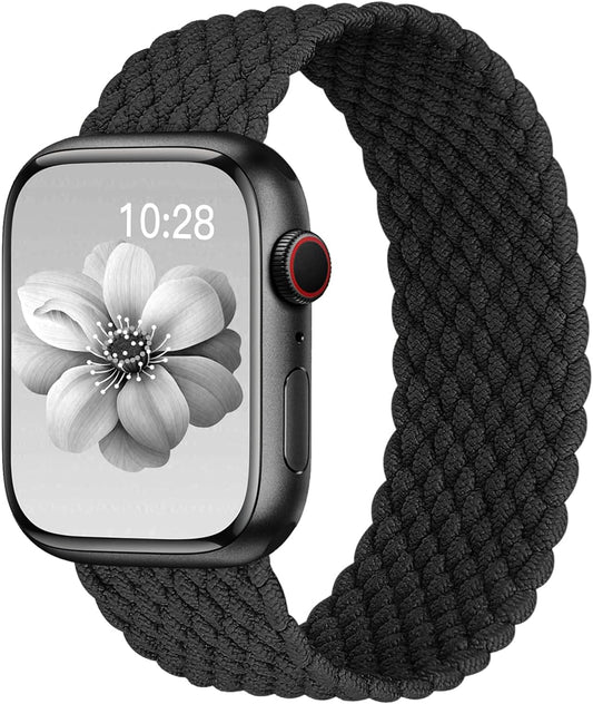Stretchy Braided Nylon Band for Apple Watch - Comfortable & Stylish!