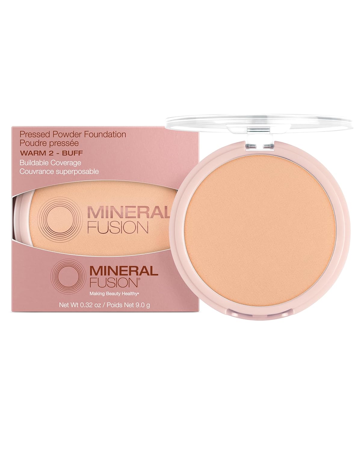 Mineral Fusion Pressed Powder Foundation for Medium Skin Tones