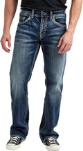 Men's Zac Relaxed Fit Straight Leg Jeans - Dark Indigo
