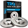 TRQ Front Brake Rotors Set Vented Compatible with 1994-2004 Ford