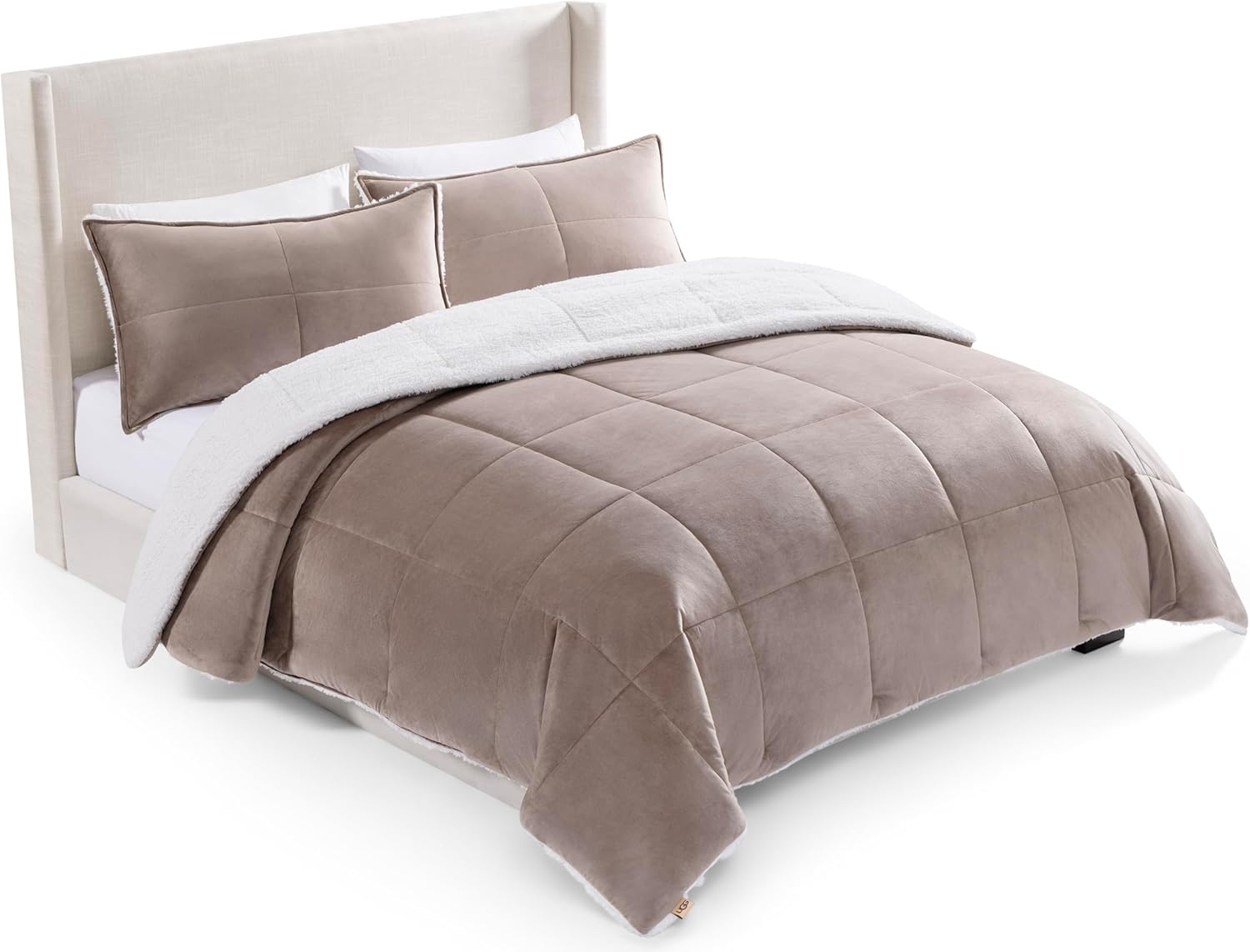 UGG Blissful Comforter Set with 2 Pillow Shams for Cozy Sleep