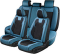 Coverado Seat Covers Full Set 5 Seats - Breathable Faux Leather