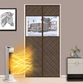 MAGZO Thermal Insulated Door Curtain with Strong Magnets for Winter