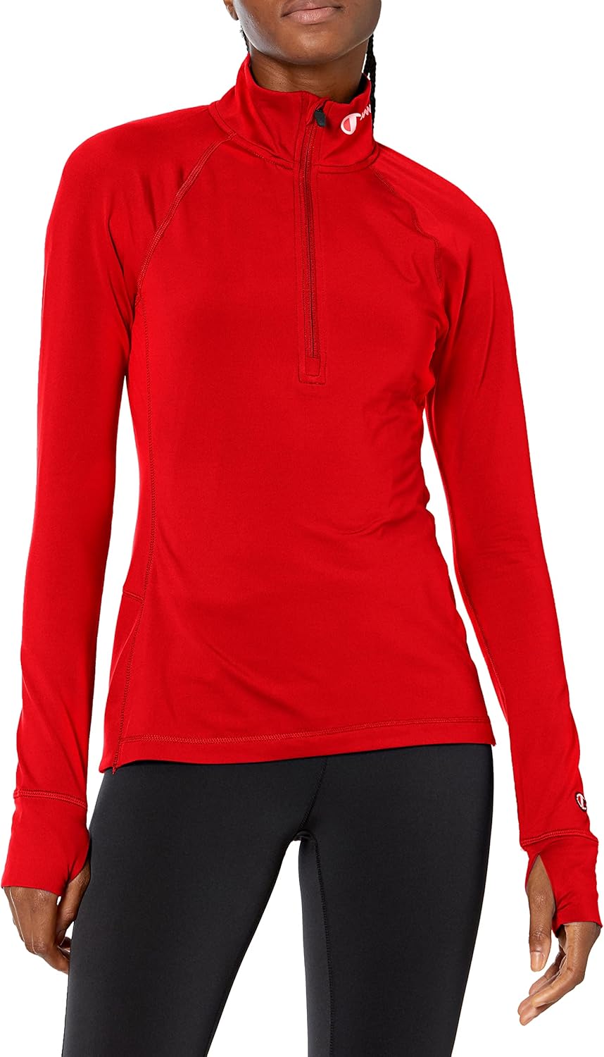 Champion Women's Half-Zip: Ultimate Workout Sweatshirt