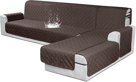 VANSOFY Waterproof L Shaped Sofa Slipcover for Pets and Kids