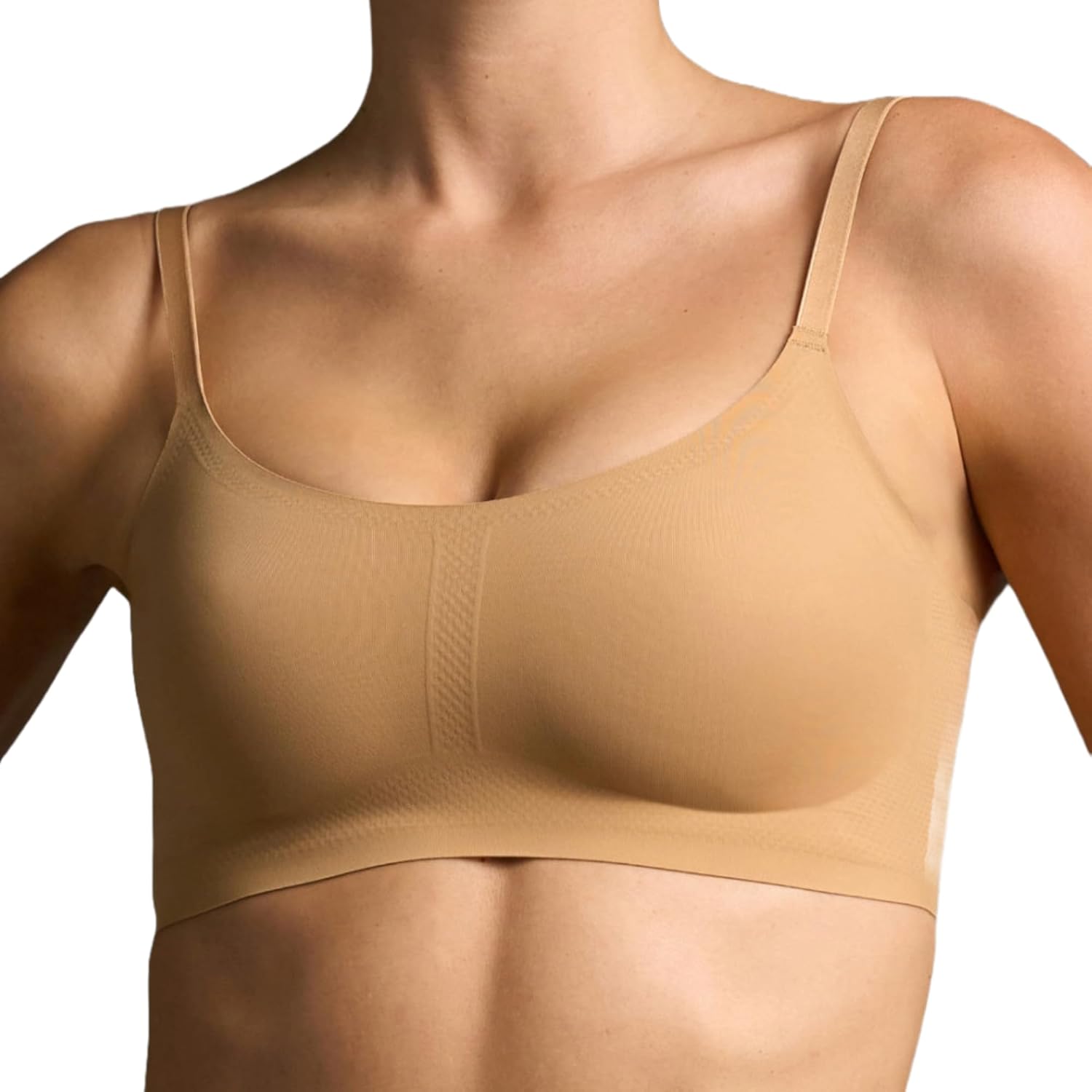 EBY Seamless Support Bralette with Adjustable Straps for Women