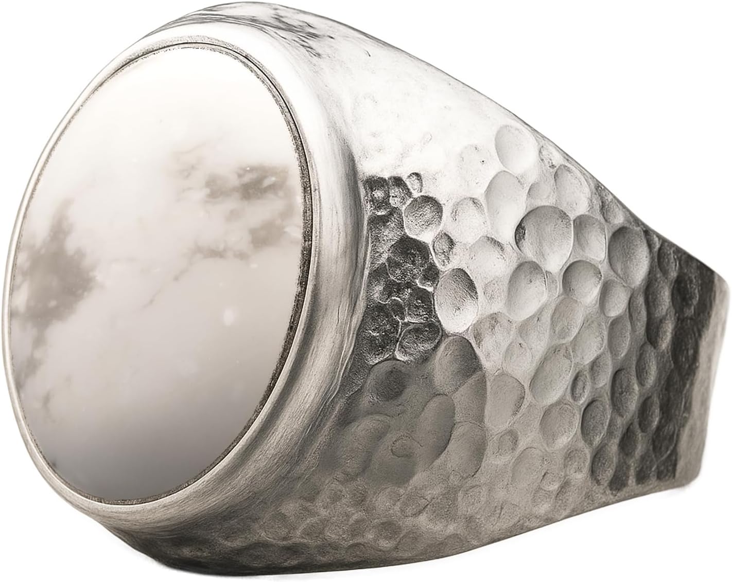 Natural Aventurine Crystal Ring in 925 Sterling Silver for Men