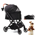 Pet Stroller for Small Medium Dogs Cats Up to 45 lbs - Travel Lite