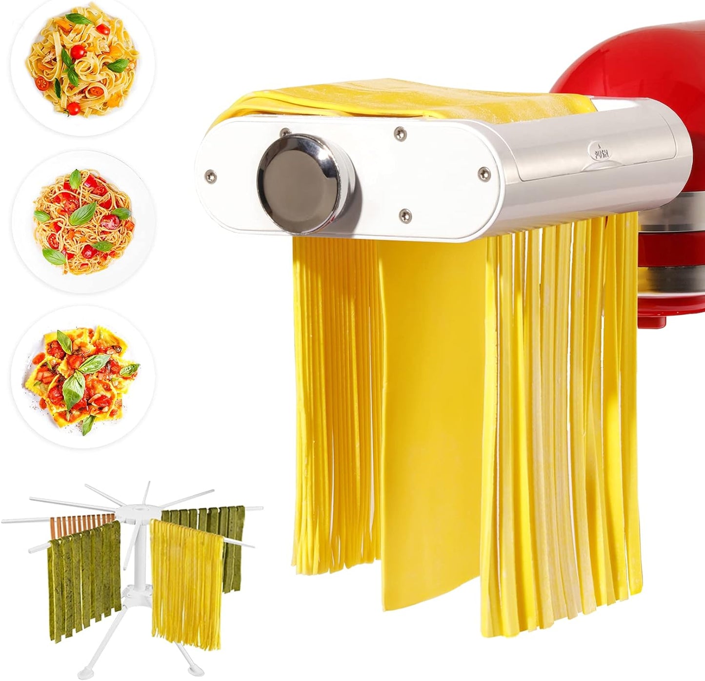 ANTREE 3-in-1 Pasta Maker for KitchenAid: Easy & Versatile