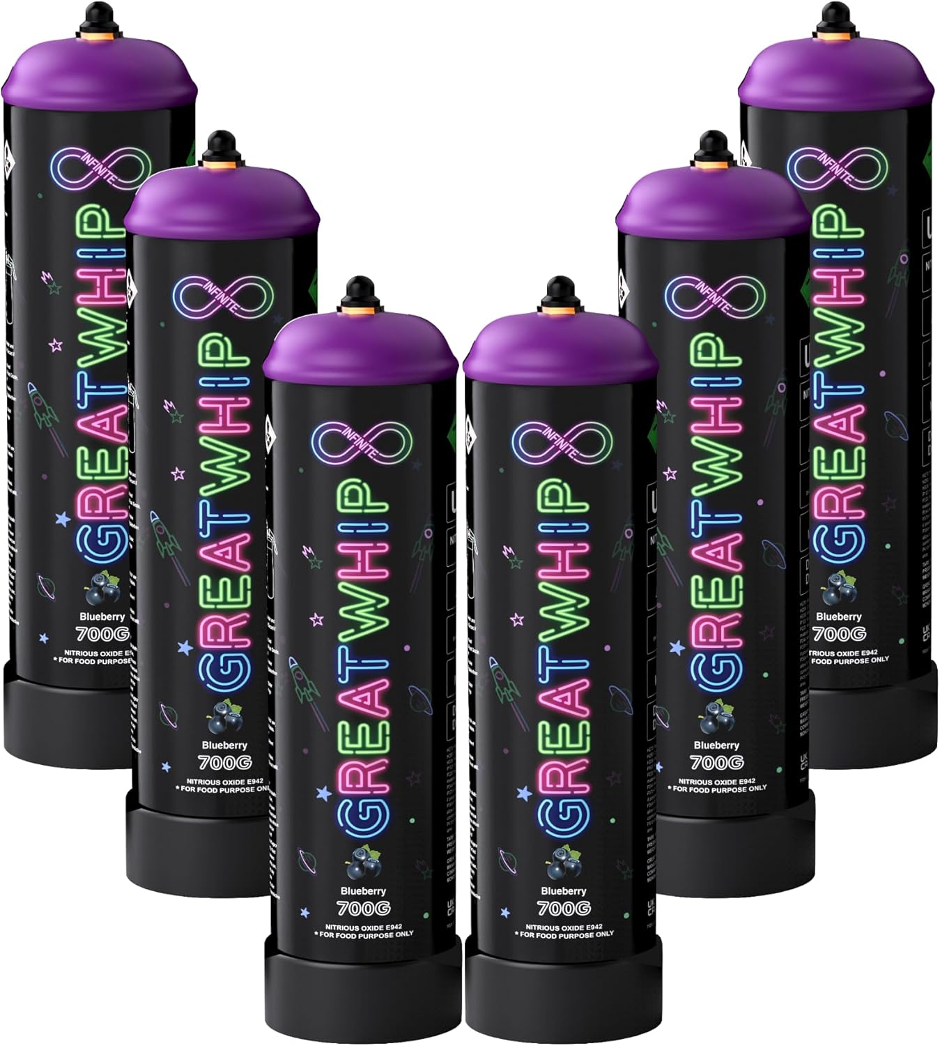 Blueberry-Infused GreatWhip Chargers