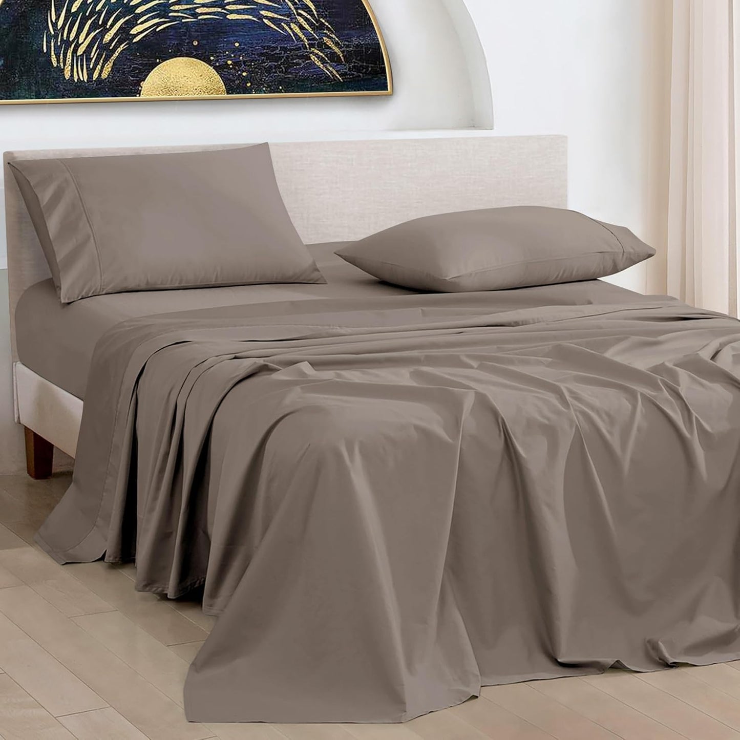 1000 Thread Count Egyptian Cotton King Size Sheets for Luxury Comfort