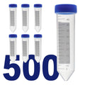 Conical Centrifuge Tubes 50mL 500 Pack - Sterile Screw Cap Tubes