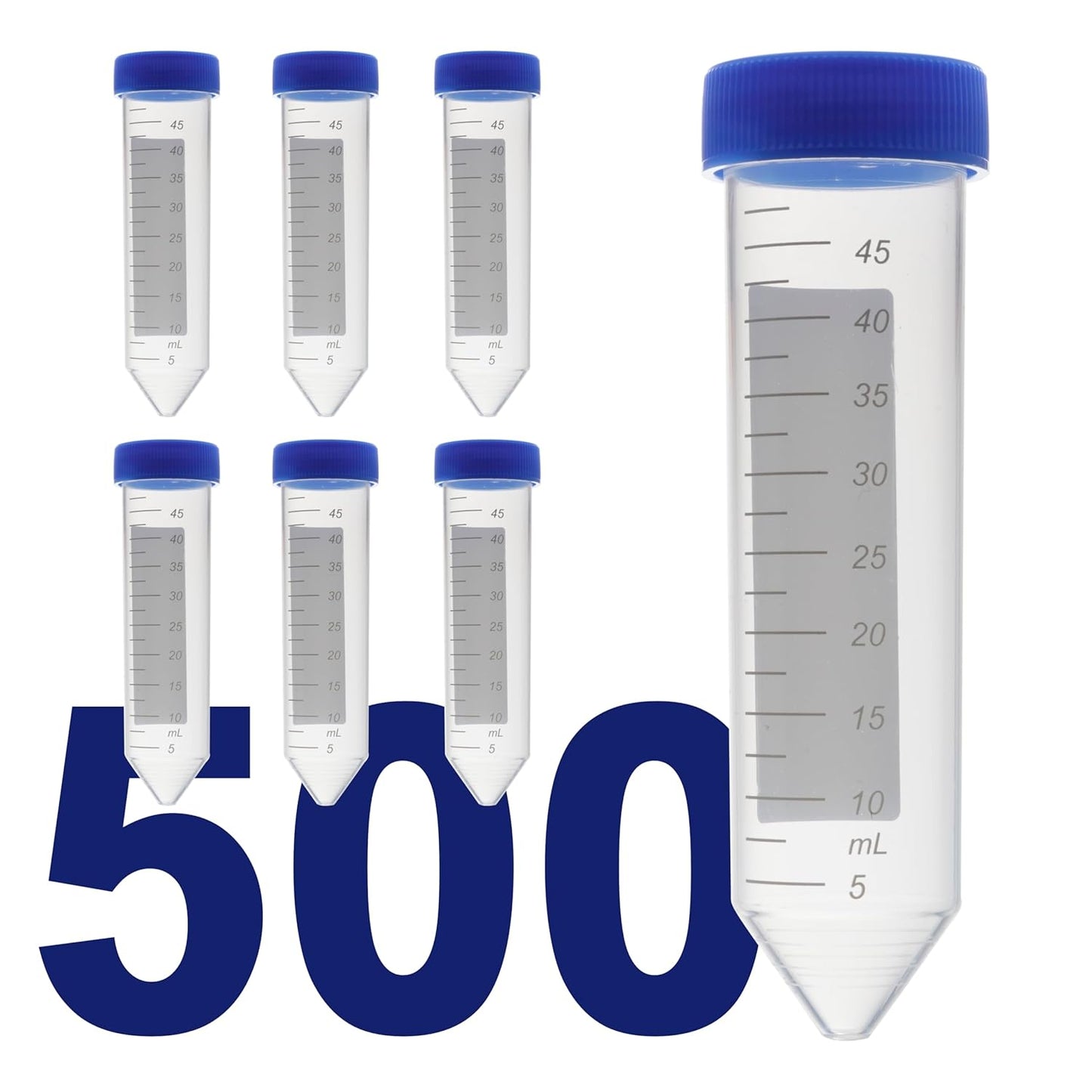 Conical Centrifuge Tubes 50mL - Durable and Sterile Test Tubes
