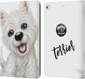Animal Club International iPad Wallet Case with Terrier Faces Design