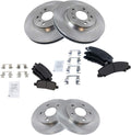 TRQ Front and Rear Brake Pad & Rotor Kit - Direct Fit for Impala