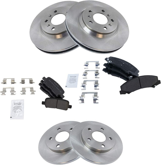 TRQ Brake Pad & Rotor Kit for 2011-2016 Chevrolet Impala