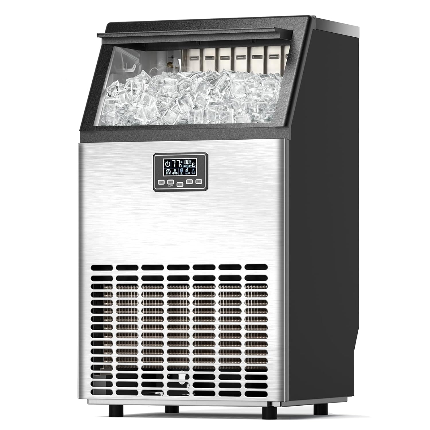 Crescent Ice Maker Machine Produces 120Lbs of Ice Daily
