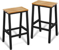 ODK 26 Inch Outdoor Bar Stools Set of 2 for Patio Use