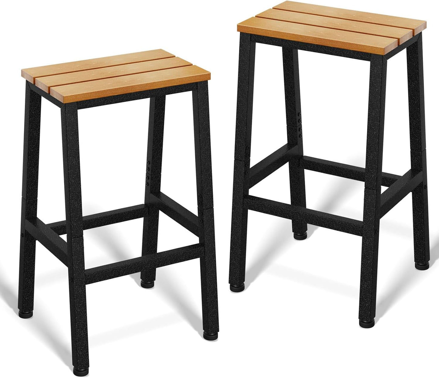 ODK 26 Inch Outdoor Bar Stools Set of 2 for Patio Use