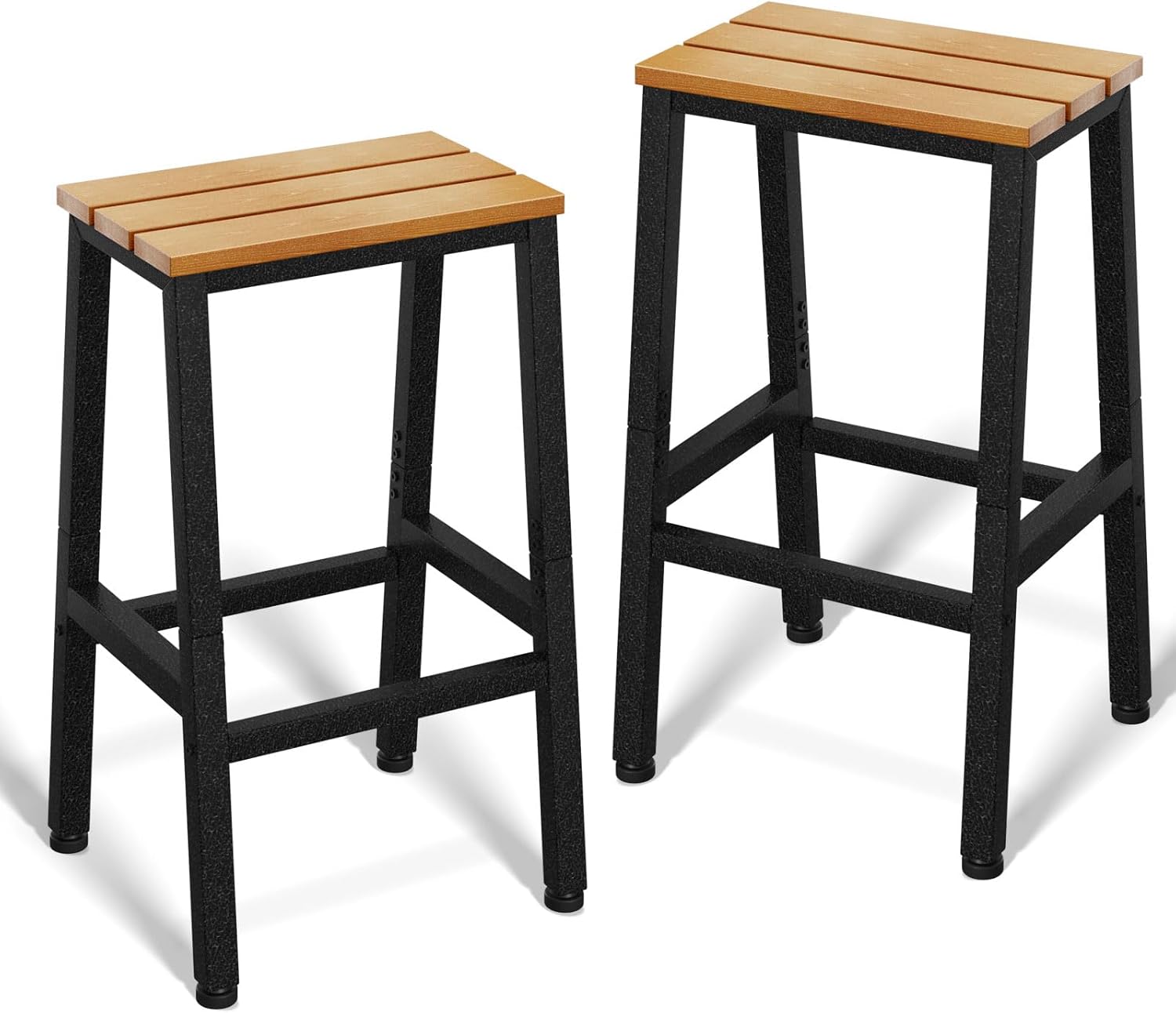 ODK 26 Inch Outdoor Bar Stools Set of 2 for Patio Use