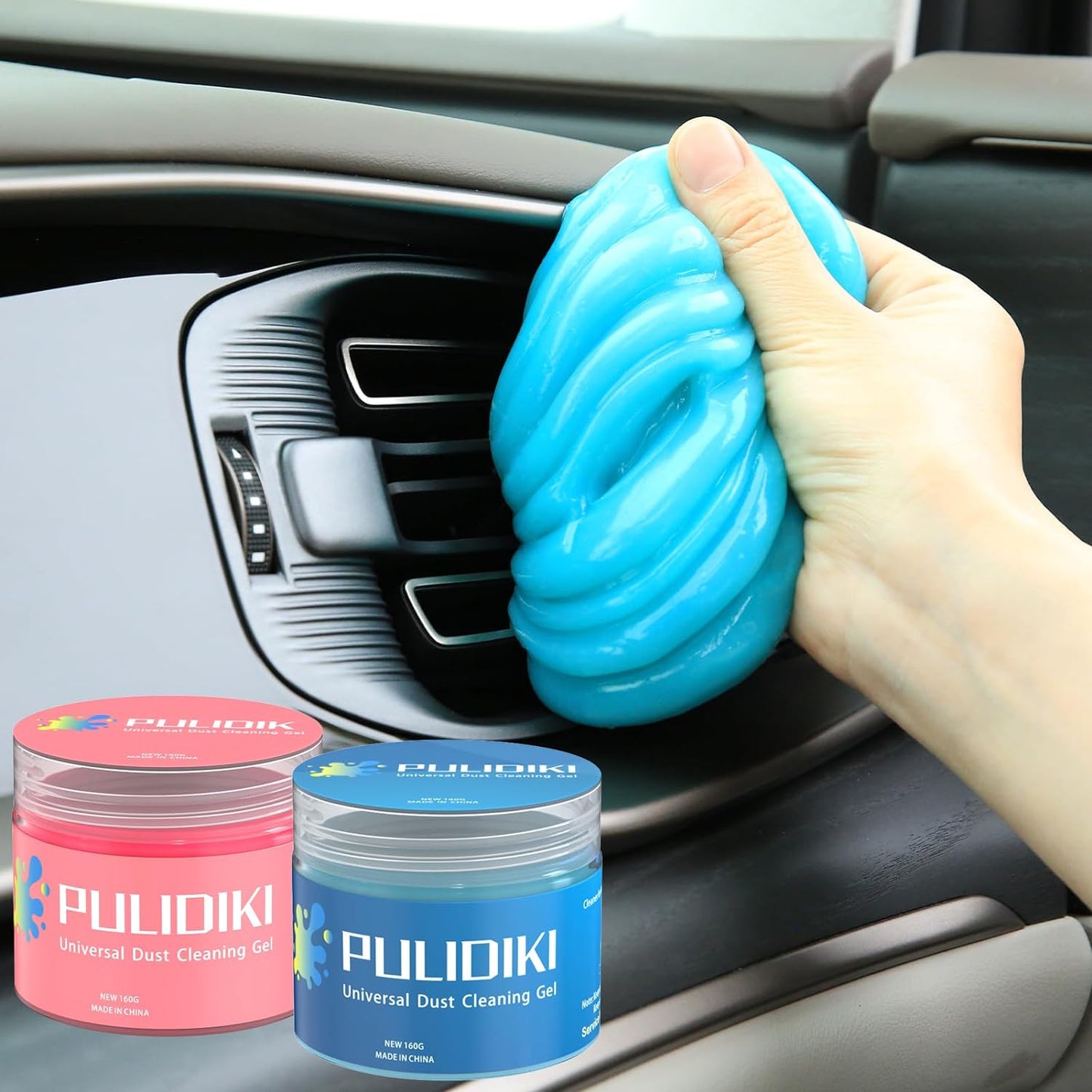 PULIDIKI Car Cleaning Gel - Deep Clean & Detail with Ease!