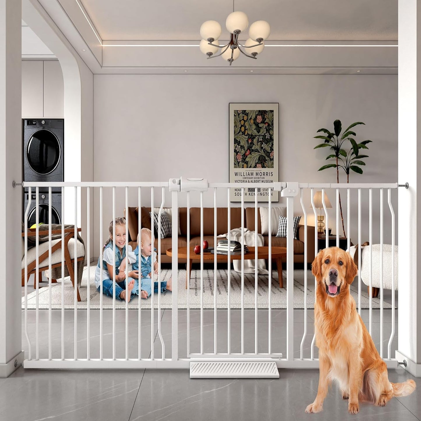 Extra Wide Baby Gates for Doorways and Stairs - Safe & Durable