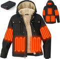 Glaais Heated Jackets for Men with 18400mAh Battery - Fast Full-Body