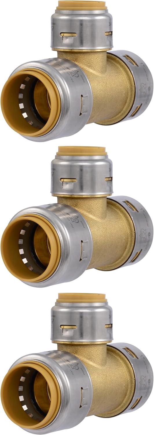 SharkBite Max Reducing Tee for Easy Plumbing Connections